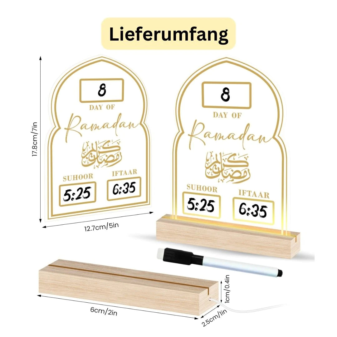 LED RAMADAN COUNTDOWN CALANDER